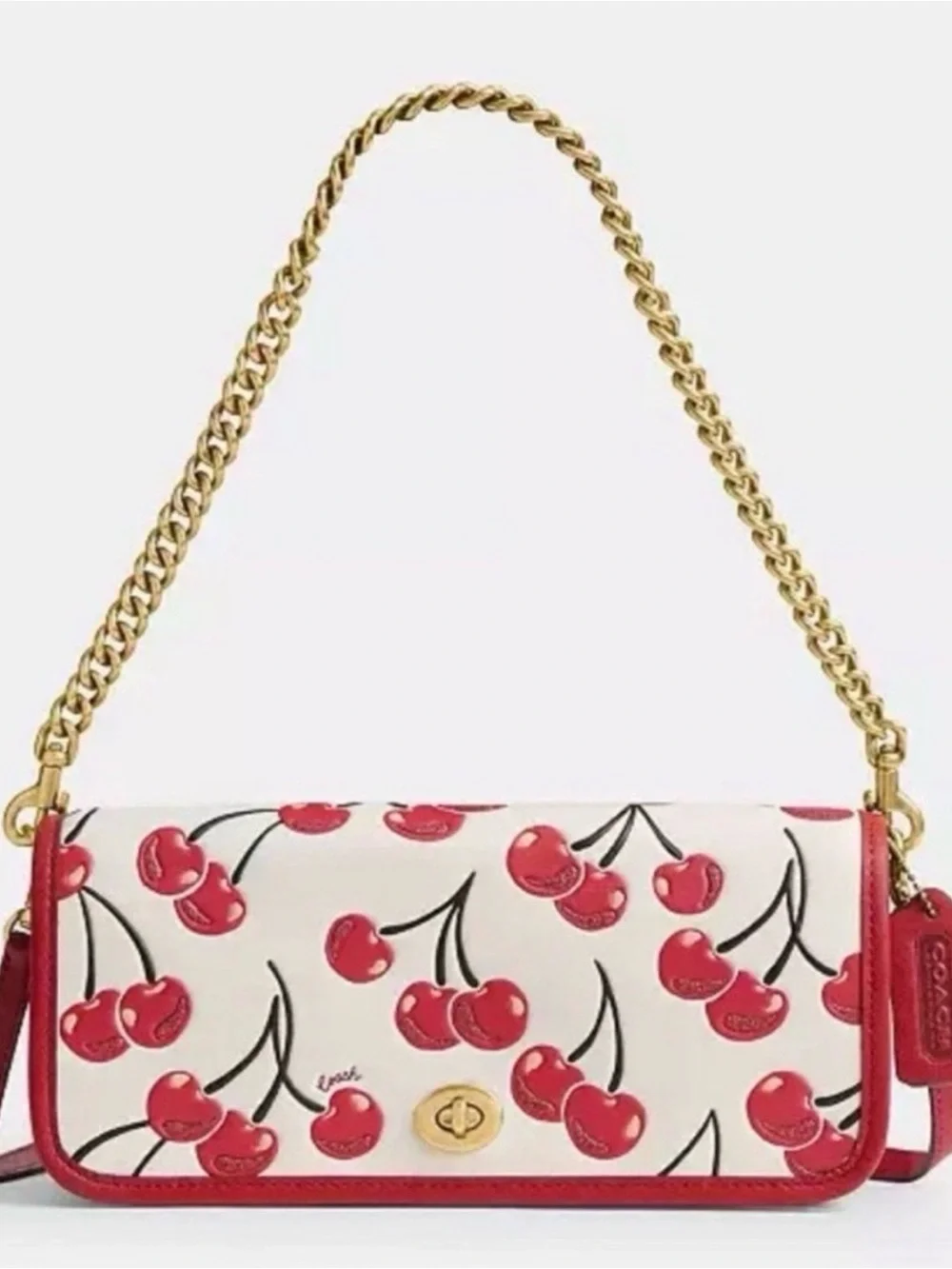 NWT - COACH - Cherry Print - Dinky Bag